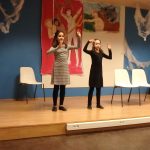 La danse d'ouverture par Charlotte et Maïwenn